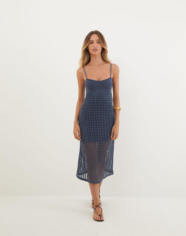 Tidsy Midi Dress - Bayside Product Image