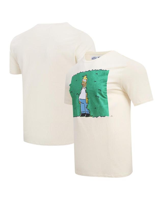 Mens Freeze Max Homer Simpson Natural The Simpsons Hiding in the Bushes T-Shirt Product Image