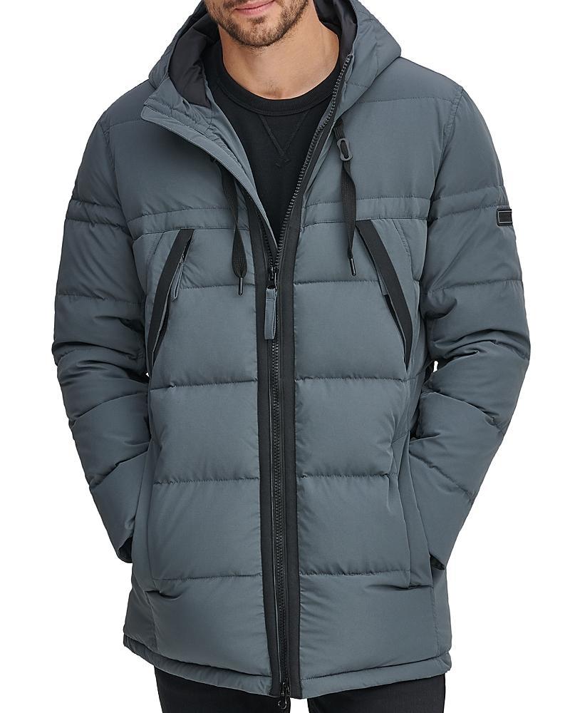 Marc New York Holden Water Resistant Down & Feather Fill Quilted Coat Product Image