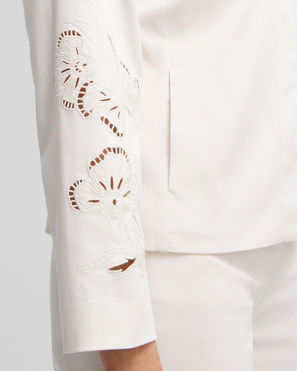 Floral Cutwork Jacket Product Image