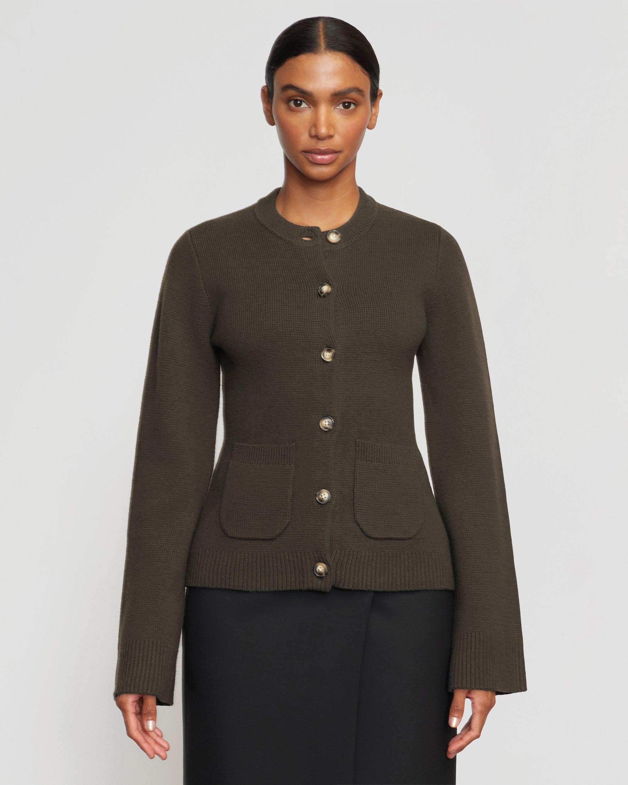 Eames Organic Cotton-Wool Button Cardigan Product Image