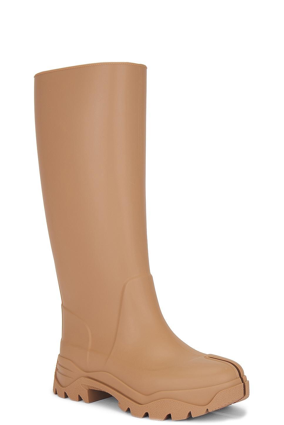 Maison Margiela Tabi Rain Boot in Tan Product Image