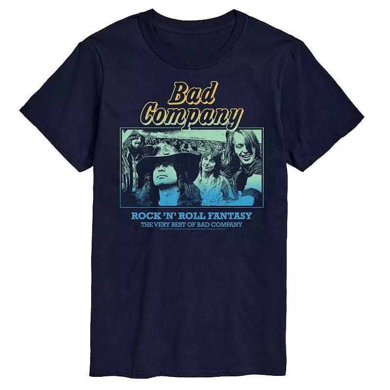 Mens Bad Company Rock N Roll Fantasy Tee Blue Product Image