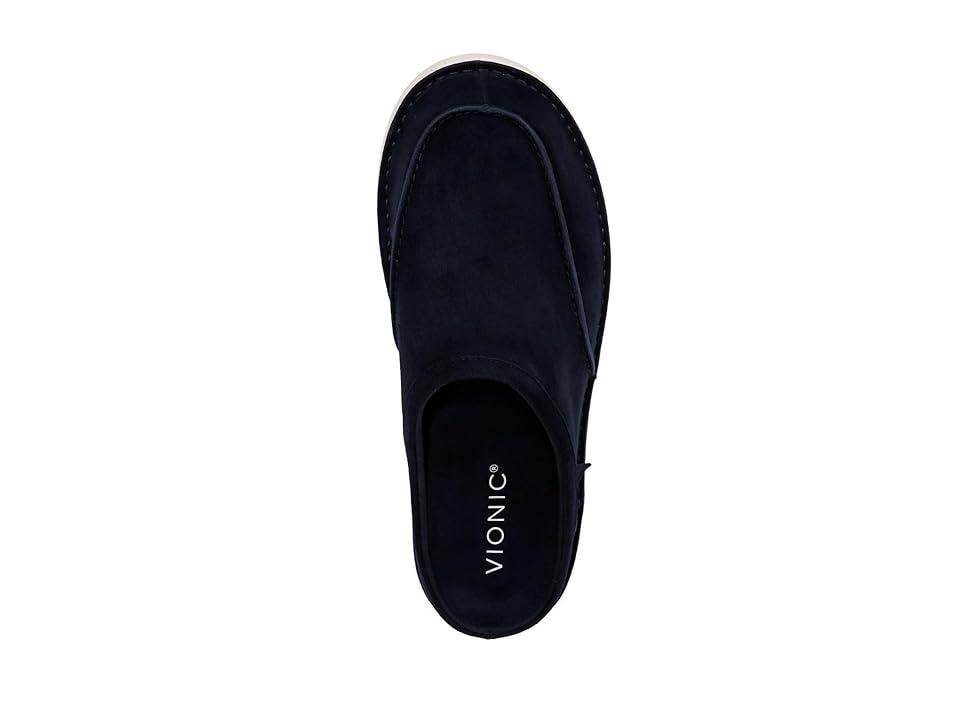 VIONIC Muptown Clogs Mules (Navy Blazer Waxed Suede) Men's Lace-up Boots Product Image