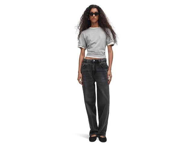 Mango wide leg mom jeans Product Image