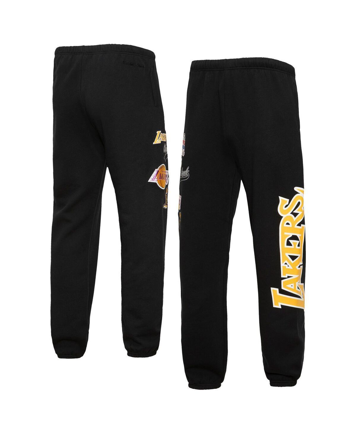 Mens Mitchell & Ness Los Angeles Lakers Champs City Fleece Jogger Pants Product Image