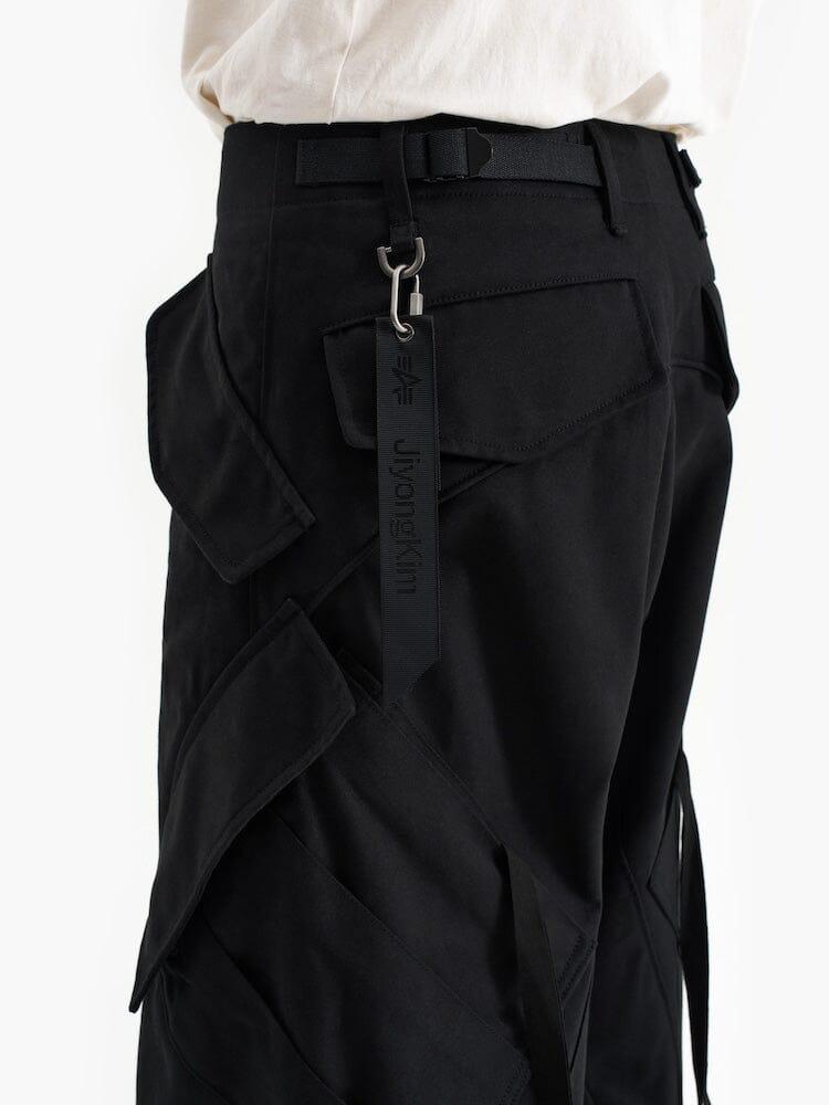 ALPHA X JIYONGKIM CURVED MULTI POCKET TROUSER Product Image