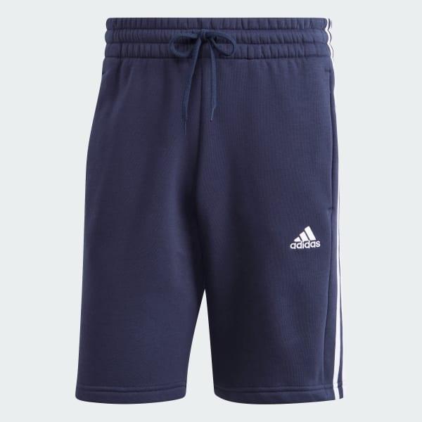 Essentials Fleece 3-Stripes Shorts Product Image