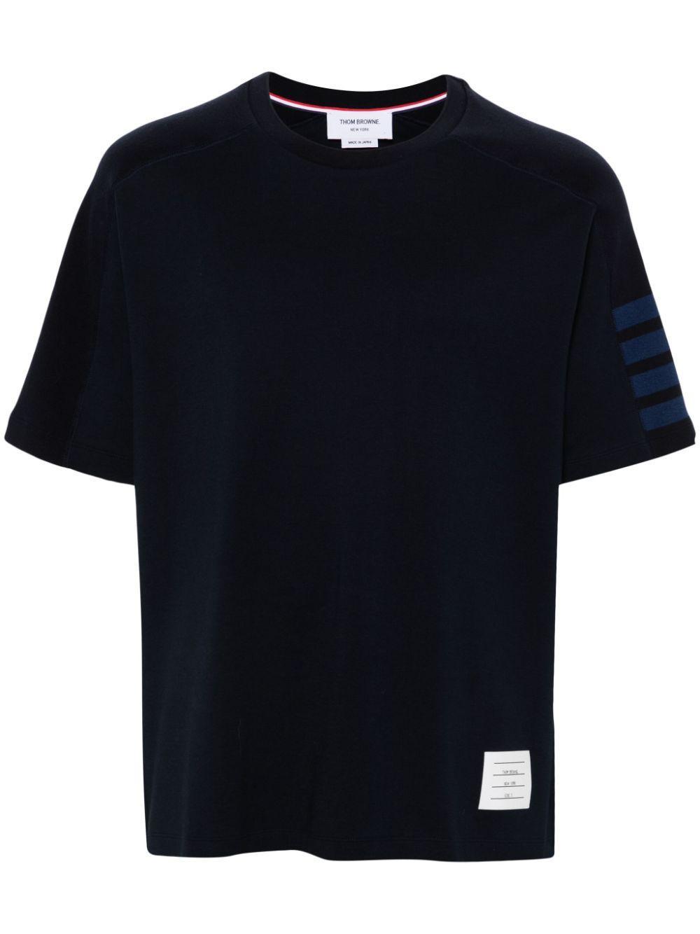 THOM BROWNE T-shirt In Navy Product Image