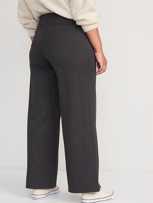 High-Waisted Pull-On Pixie Wide-Leg Pants Product Image