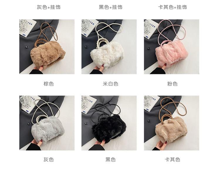 Fluffy Top Handle Crossbody Bag Product Image