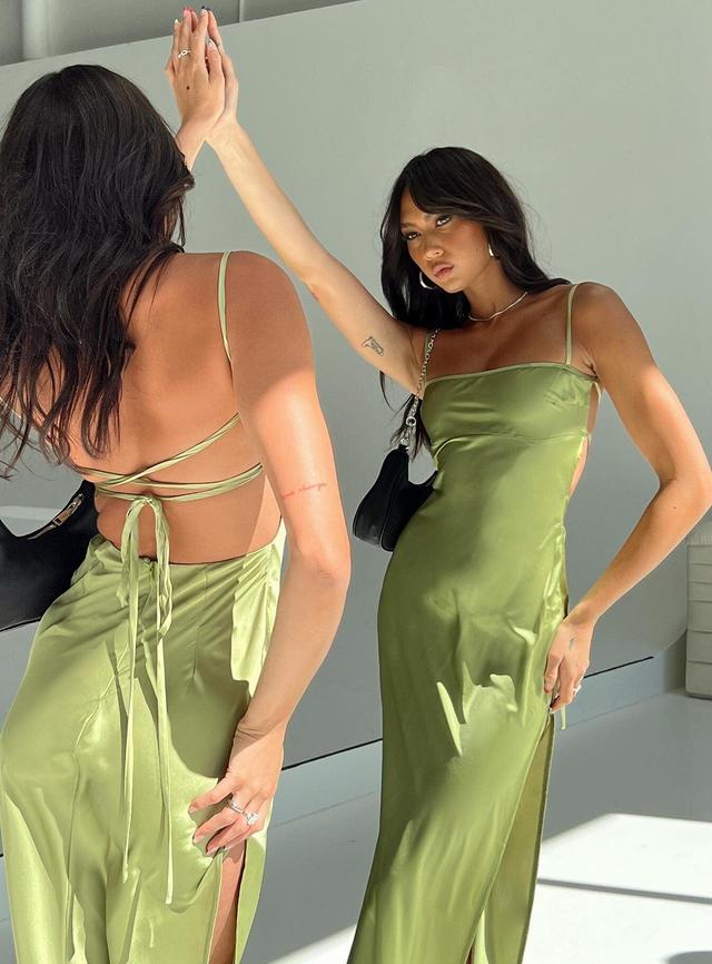 Leyana Maxi Dress Green Product Image