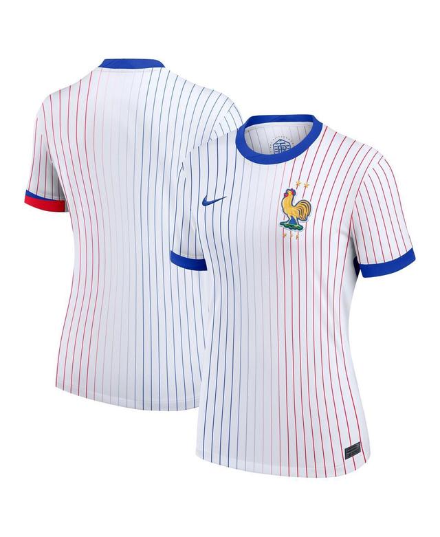 Nike Womens White France National Team 2024 Away Replica Blank Jersey - White Product Image