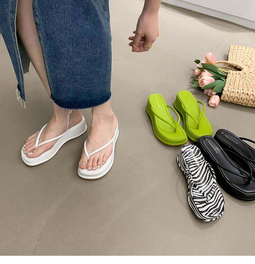 Platform Flip Flops Product Image