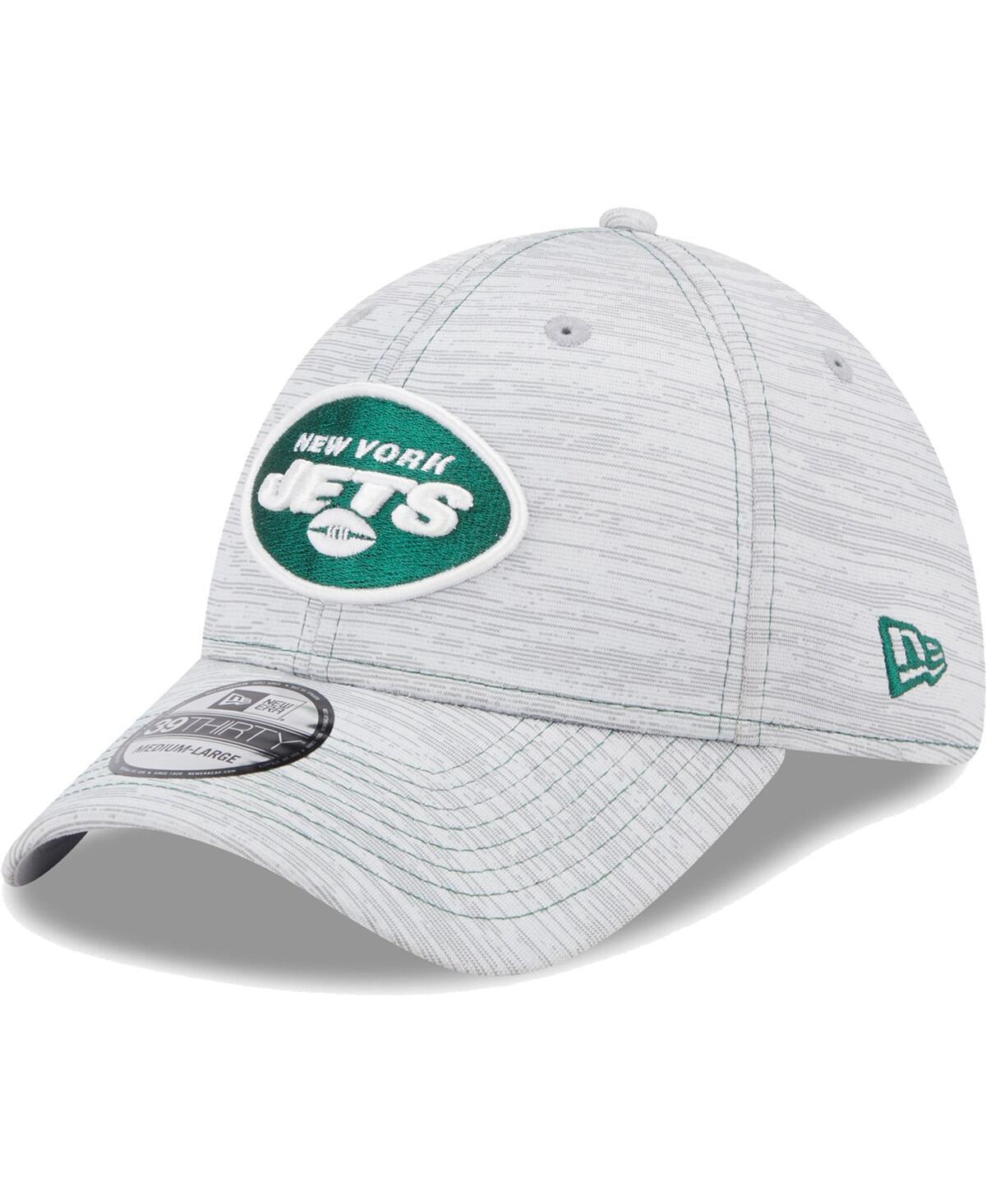 Mens New Era Gray New York Jets Speed 39THIRTY Flex Hat Product Image