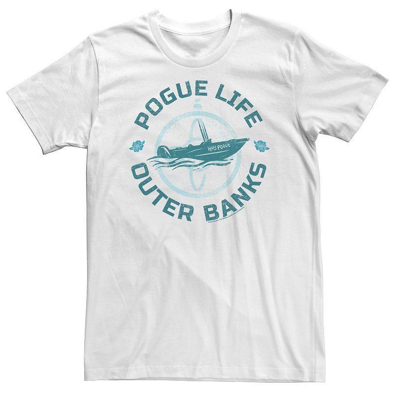 Big & Tall Outer Banks Rogue Life Blue Hue Portrait Tee, Mens Product Image