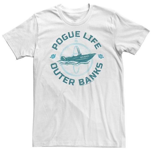 Big & Tall Outer Banks Rogue Life Blue Hue Portrait Tee, Mens, Size: 3XL, White Product Image