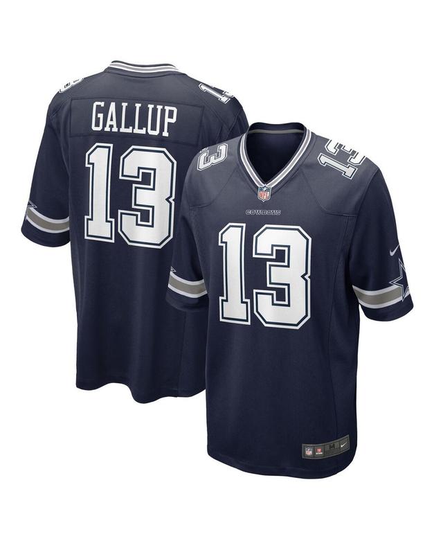 Mens Nike Michael Gallup Navy Dallas Cowboys Game Jersey - Navy Product Image