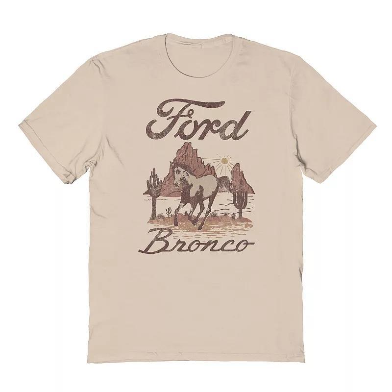 Mens Bronco Bro Graphic Tee Brown Product Image