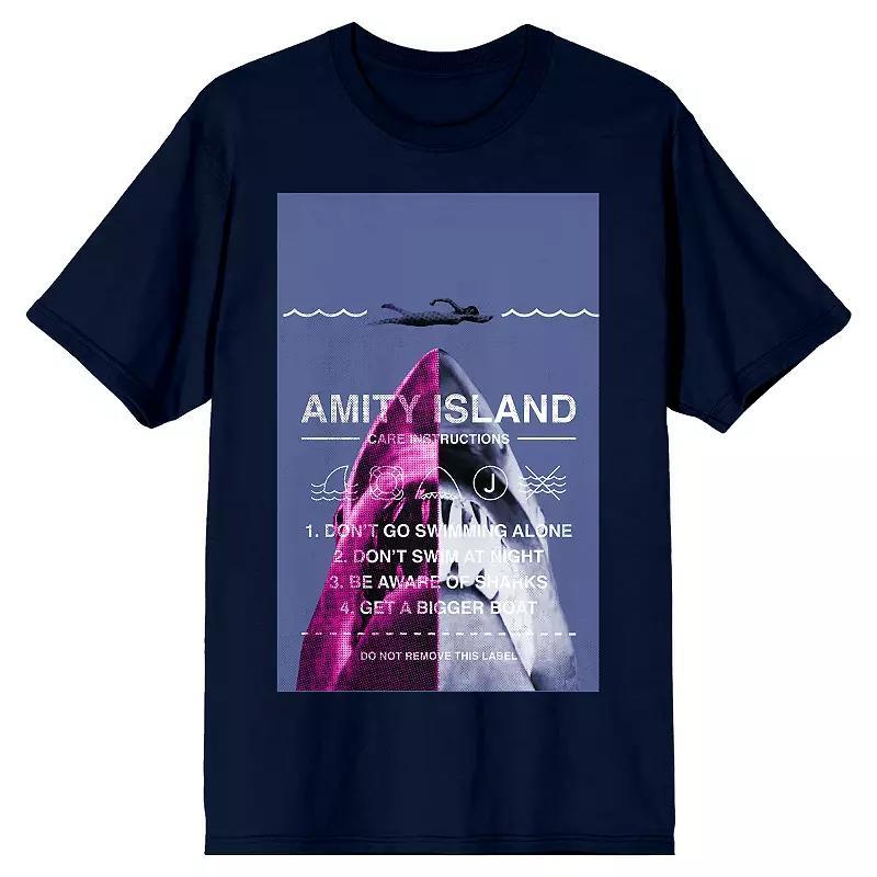 Mens Jaws Amity Island Graphic Tee Product Image