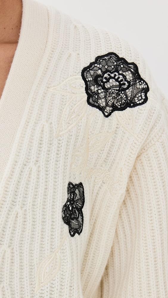 Marc Jacobs Lace Applique Cardigan | Shopbop Product Image