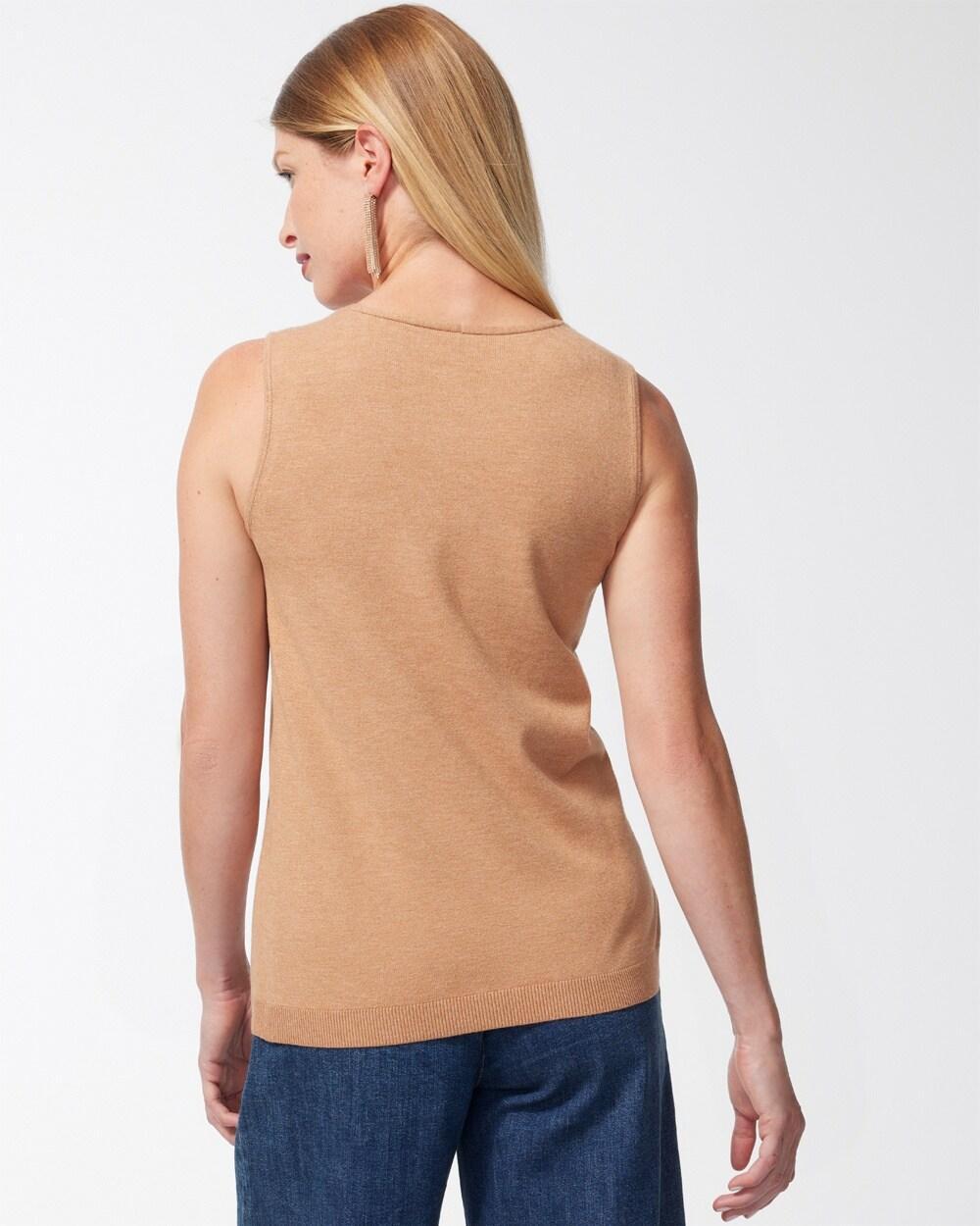 V-neck Sweater Tank Product Image