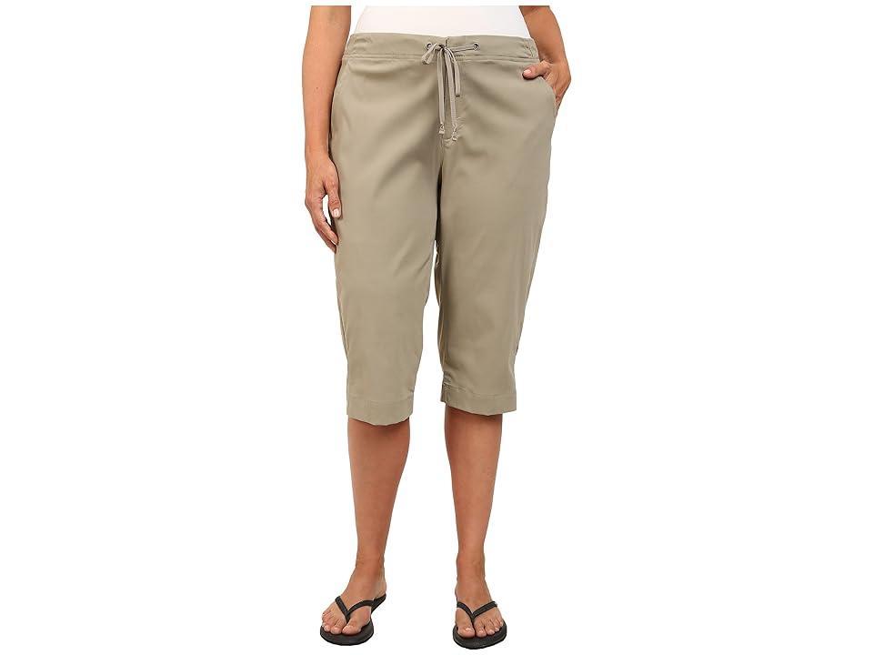 Columbia Plus Size Anytime Outdoor Capri (Tusk) Women's Capri Product Image