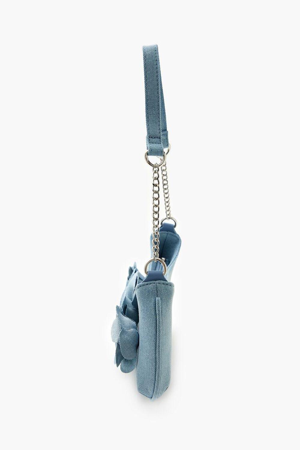 Denim Rosette Shoulder Bag | Forever 21 Product Image