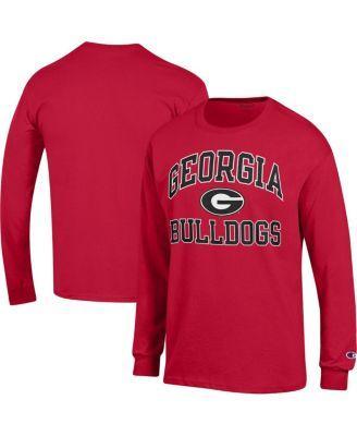 Mens Champion Georgia Bulldogs High Motor Long Sleeve T-Shirt Product Image