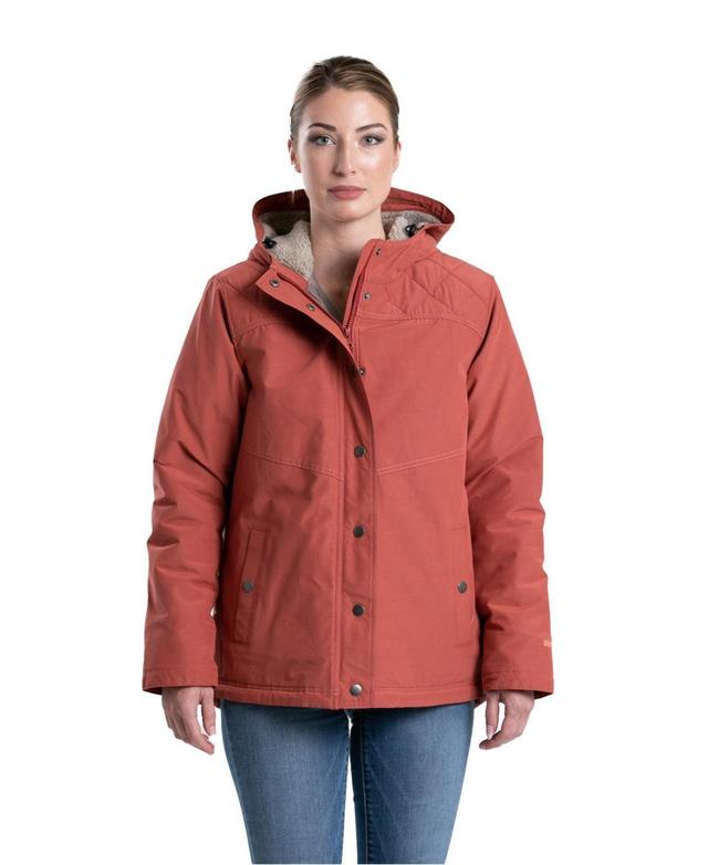 Berne Womens Softstone Micro-Duck Hooded Coat Product Image