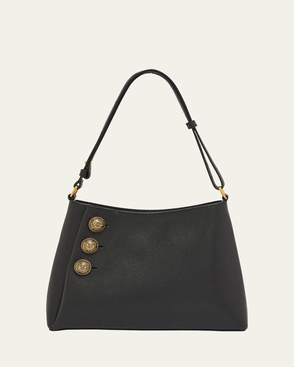 Womens Embleme Leather Shoulder Bag Product Image