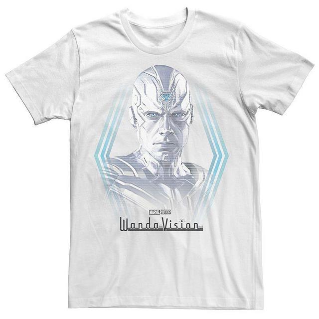 Mens Marvel WandaVision Vision Appearance Portrait Tee Product Image