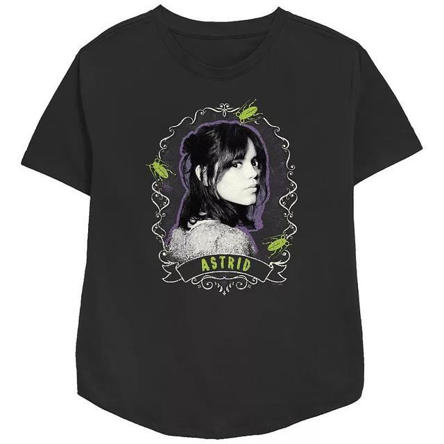 Womens Beetlejuice 2 Astrid Framed Portrait Relaxed Fit Graphic Tee Product Image