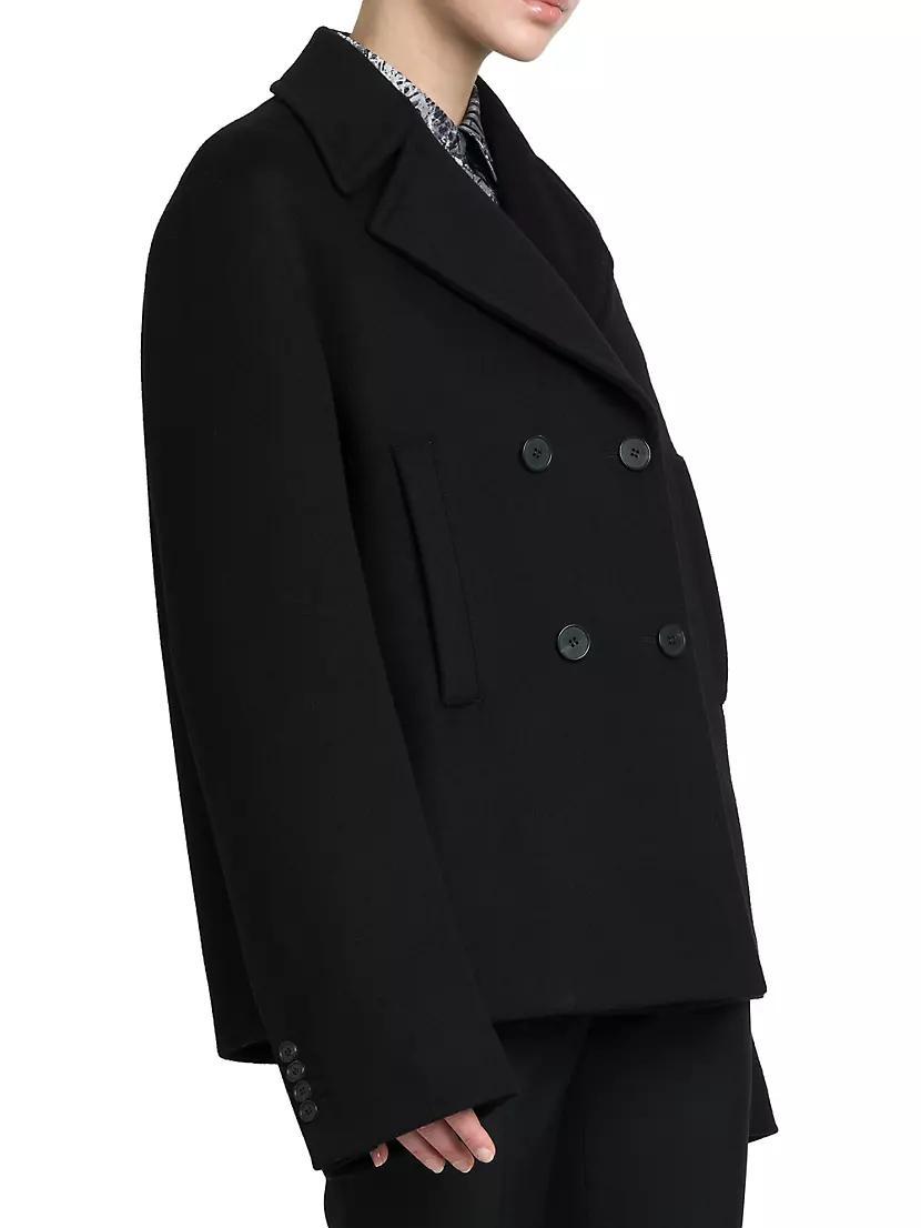 Wool-Cashmere Felt Coat Product Image