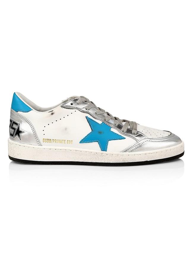 Mens Ball Star Leather Low-Top Sneakers Product Image