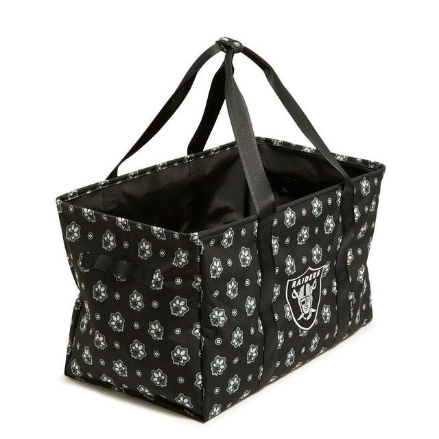 Vera Bradley NFL Large Car Tote Bags Women in Las Vegas Raiders Bandana Product Image