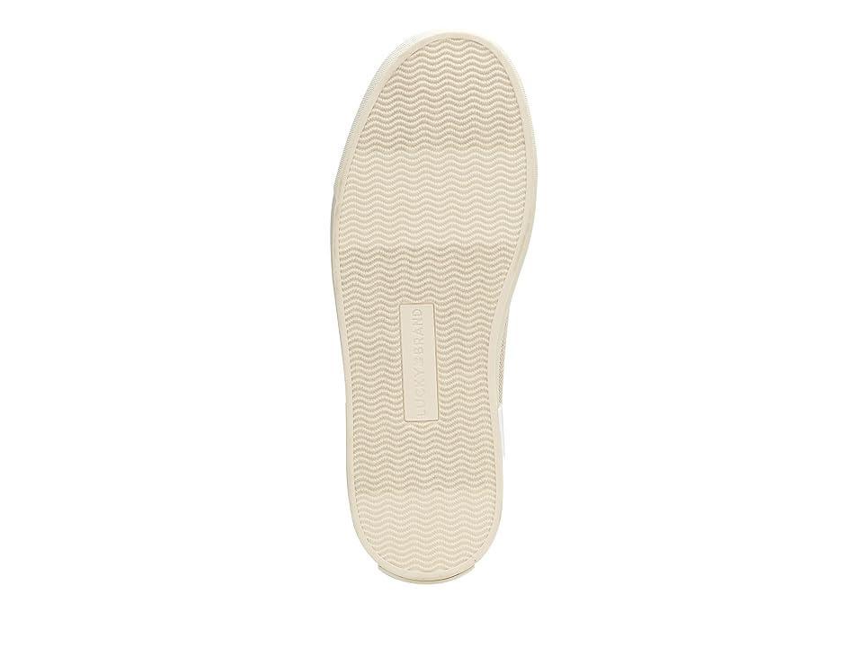 Lucky Brand Womens Lisia Cutout Tie Fabric Sneakers Product Image