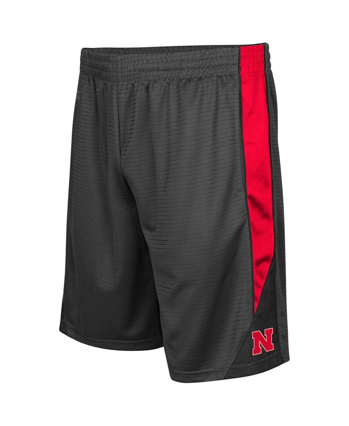 Mens Colosseum Charcoal Nebraska Huskers Turnover Shorts Product Image