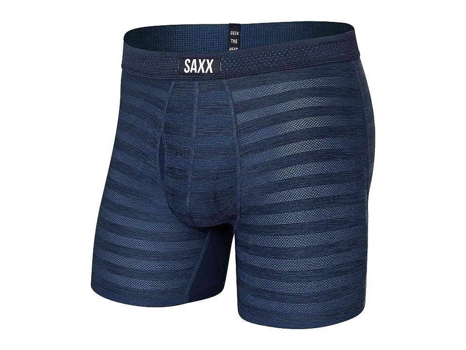 SAXX UNDERWEAR Hot Shot Boxer Brief Fly (Dark Denim Heather) Men's Underwear Product Image