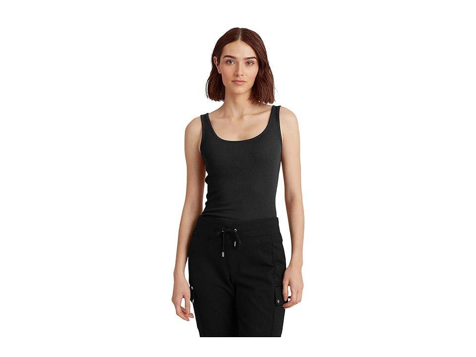 Lauren Ralph Lauren Stretch Cotton Tank Top Product Image