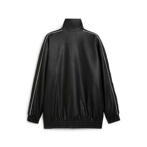 T7 Pleather Men's Track Jacket Product Image