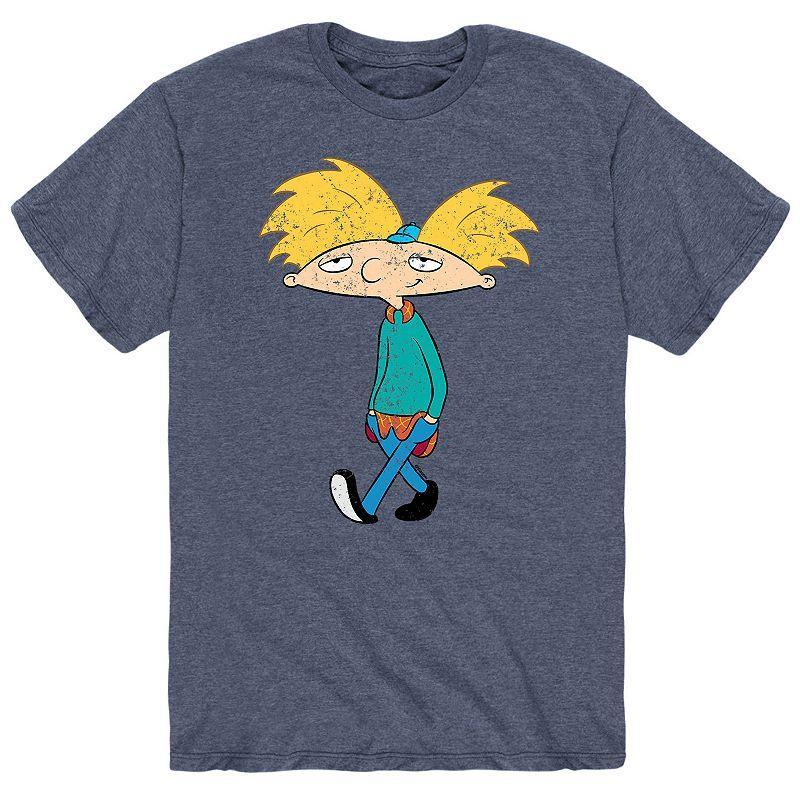 Big & Tall Hey Arnold! Walking Portrait Graphic Tee, Mens Product Image