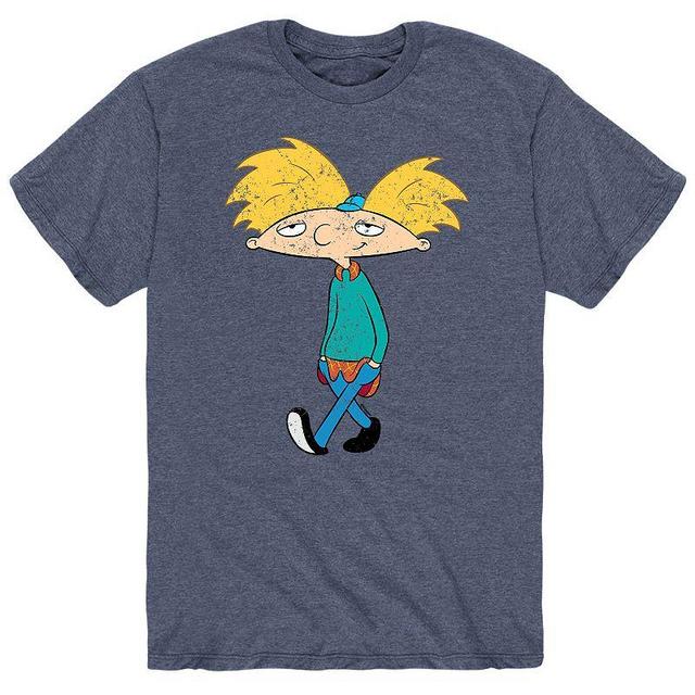 Mens Hey Arnold! Cool Walk Tee Blue Product Image