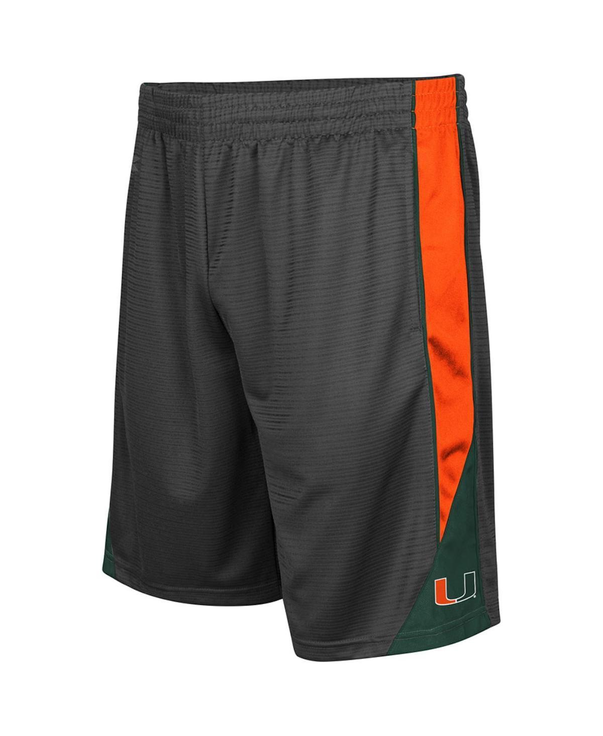 Mens Colosseum Charcoal Miami Hurricanes Turnover Shorts Product Image