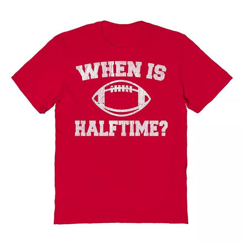 Adult When Is Halftime Graphic Tee, Mens Product Image