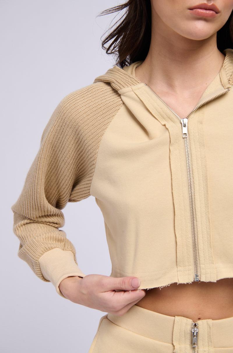 ALWAYS THINKING ZIP UP SWEATSHIRT Product Image