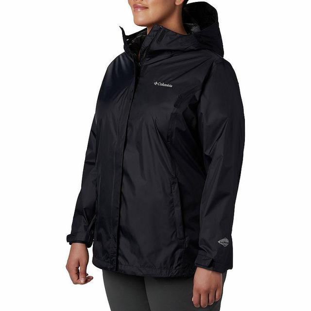 Plus Size Columbia Arcadia II Hooded Packable Jacket, Womens Product Image