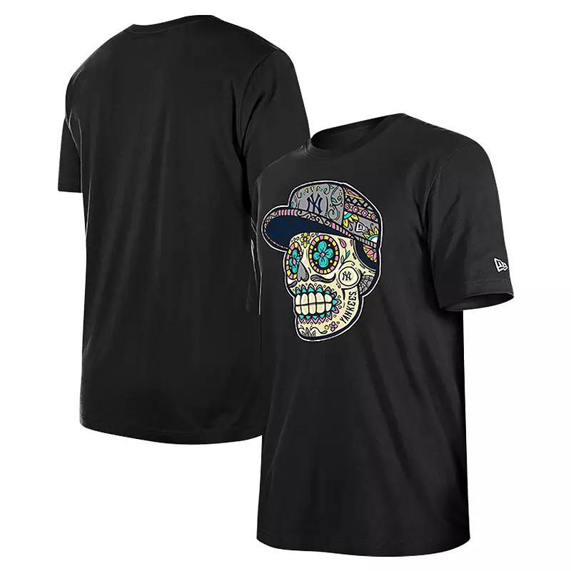 Mens New Era New York Yankees Sugar Skulls T-Shirt Product Image