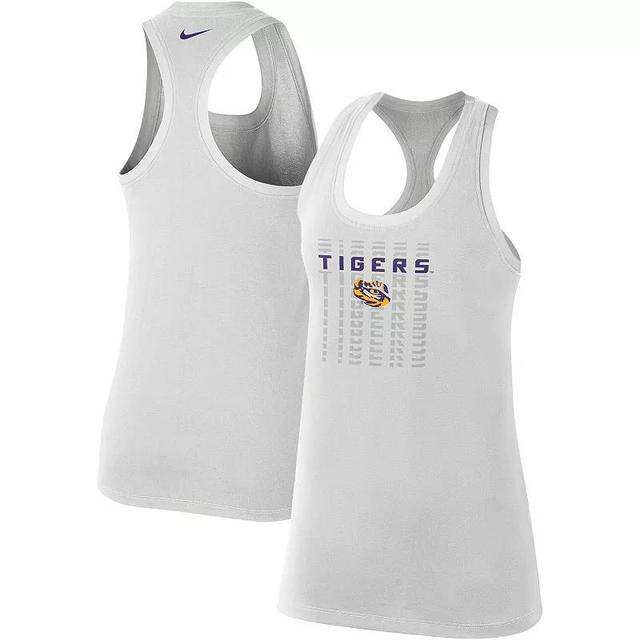 Womens Nike Gray LSU Tigers Game Time Tank Top Product Image