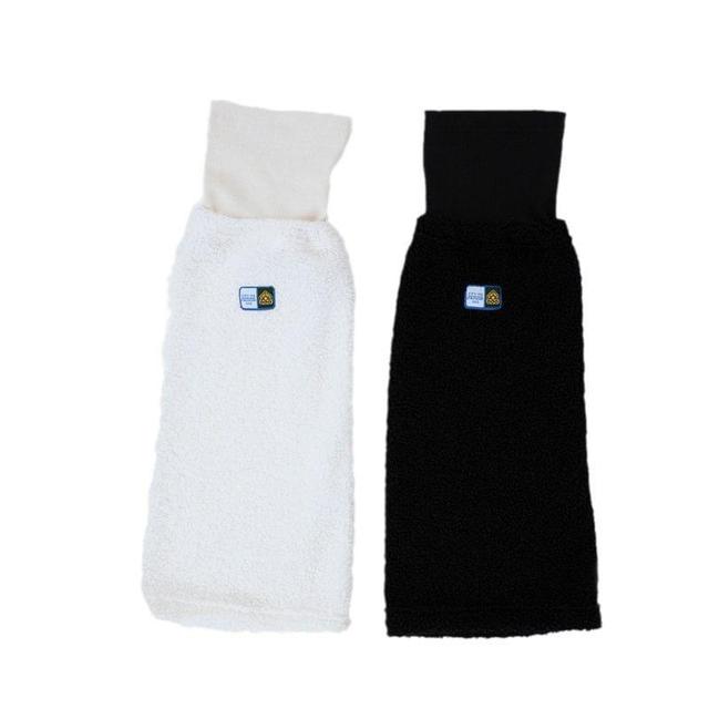 Drawstring Applique Fleece Leg Warmers Product Image